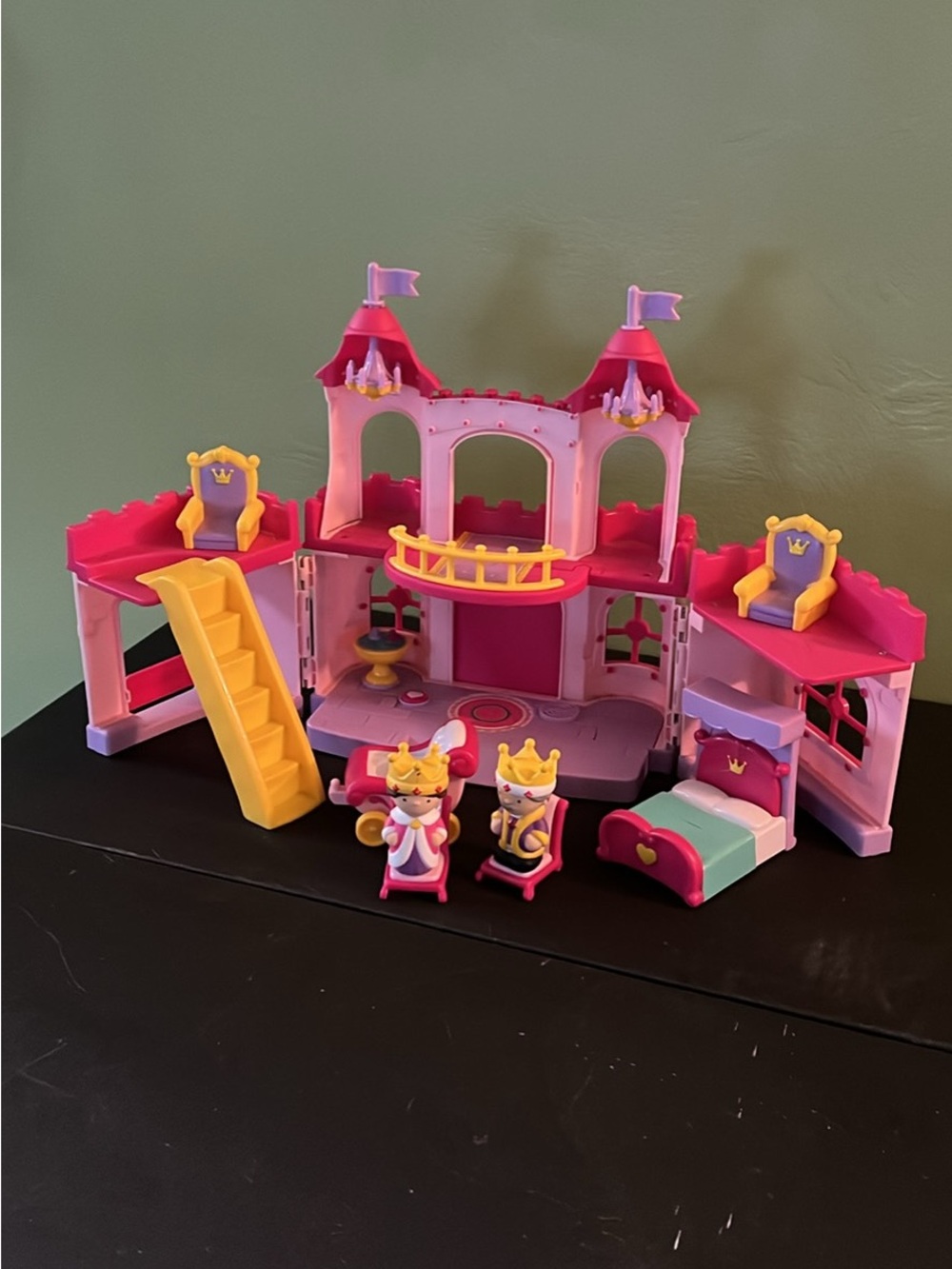 Pink and Yellow Princess Playset Castle - Kids Toys